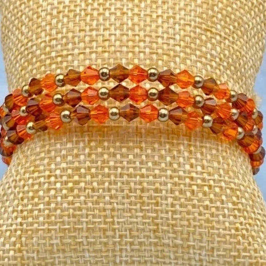 Autumn Colors Wrap Bracelet