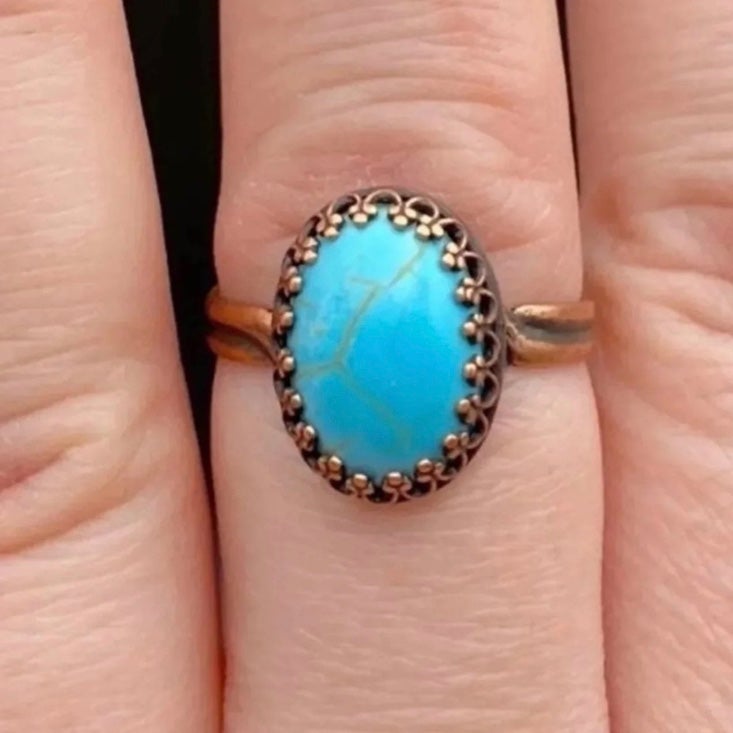 Adjustable Turquoise Ring