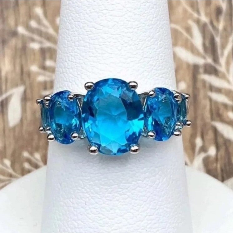 Caribbean Blue Ring