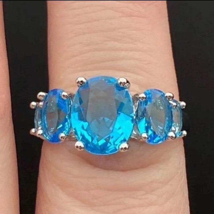 Caribbean Blue Ring