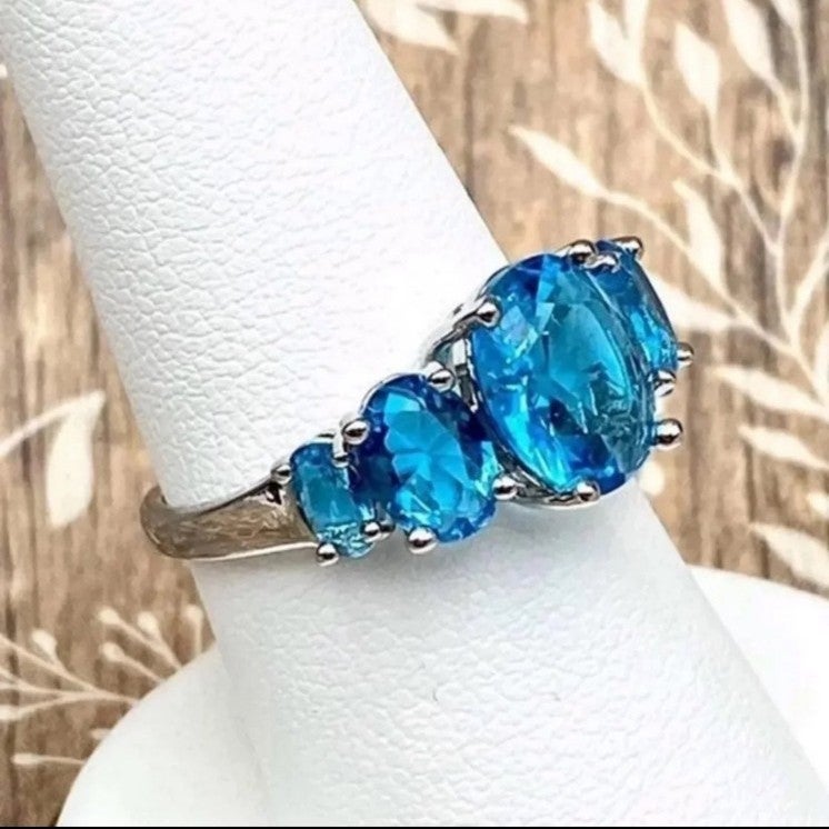 Caribbean Blue Ring