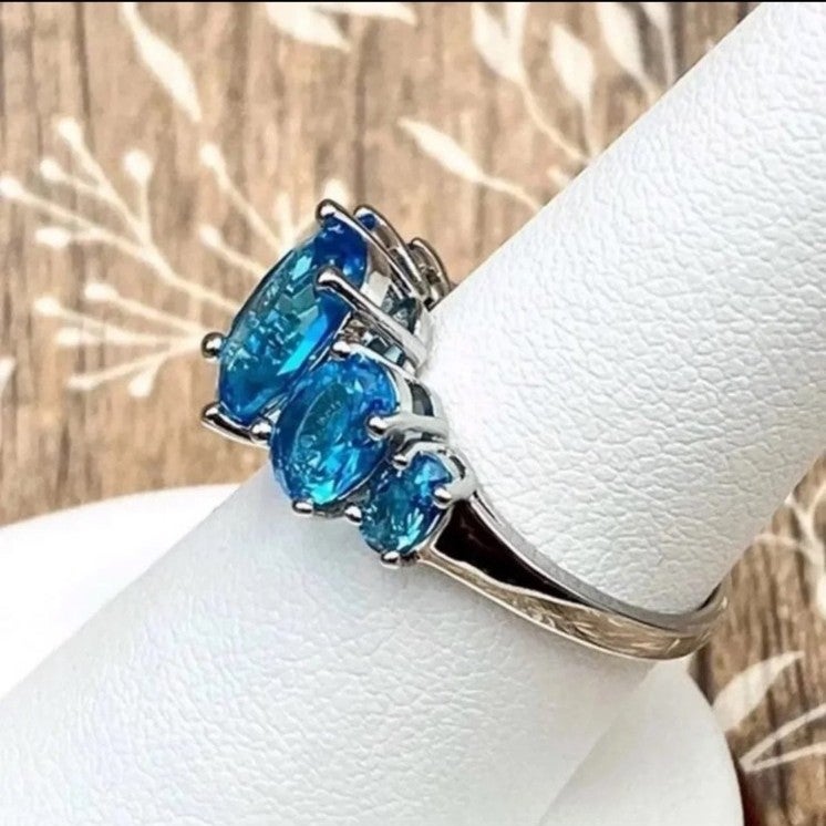 Caribbean Blue Ring