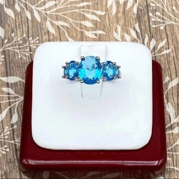 Caribbean Blue Ring