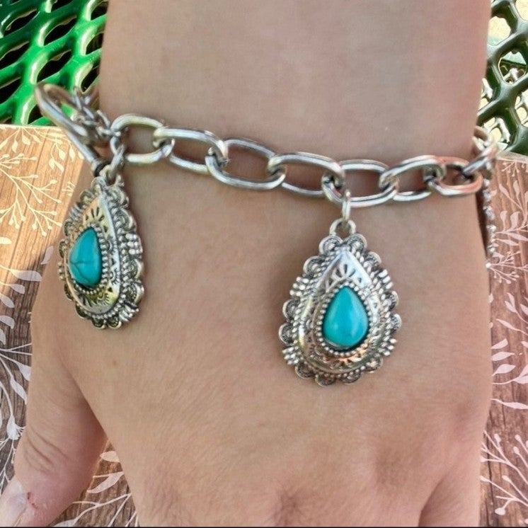 Turquoise Charm Bracelet